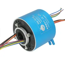 Электрический двигатель вращательное соединение 8 проводов/схемы 10A с отверстием размером 12,7 мм сквозного отверстия скольжения кольцо