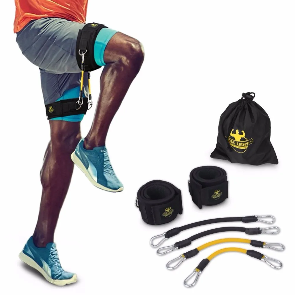 Kuspert ankle Resistance Band Set with Ankle Strap, Exercise Chart, and