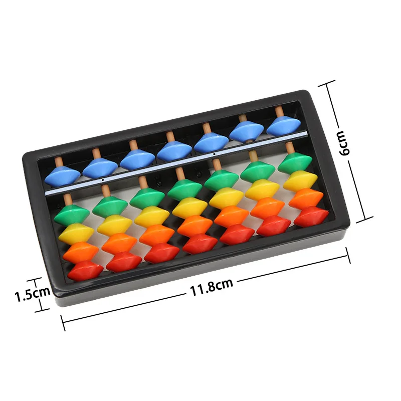 7 Digits Plastic Abacus Toys Educational Toy Colorful Abacus Arithmetic Maths Kids Learning Educational Caculating Tools Gifts 7 Digits Plastic Abacus Toys Educational Toy Colorful Abacus Arithmetic Maths Kids Learning Educational Caculating Tools Gifts
