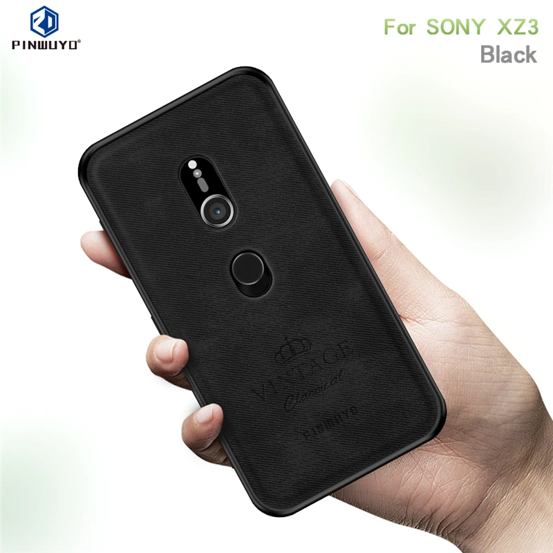 

For Sony Xperia XZ3 Case Cover Vintage Case Pu Leather PC Hard Cover Fitted Cases For Sony Xperia XZ3 protection Case 6.0''