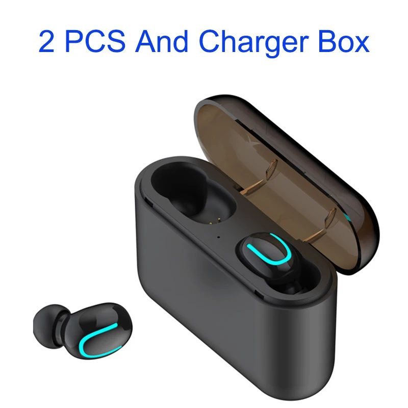 Тяжелый бас Bluetooth наушники с зарядным устройством Беспроводные наушники с микрофоном для huawei Honor V20 V10 10 9 Lite 8 Y7 Y9 Nova 4 3i - Цвет: 2 Pieces And Charger