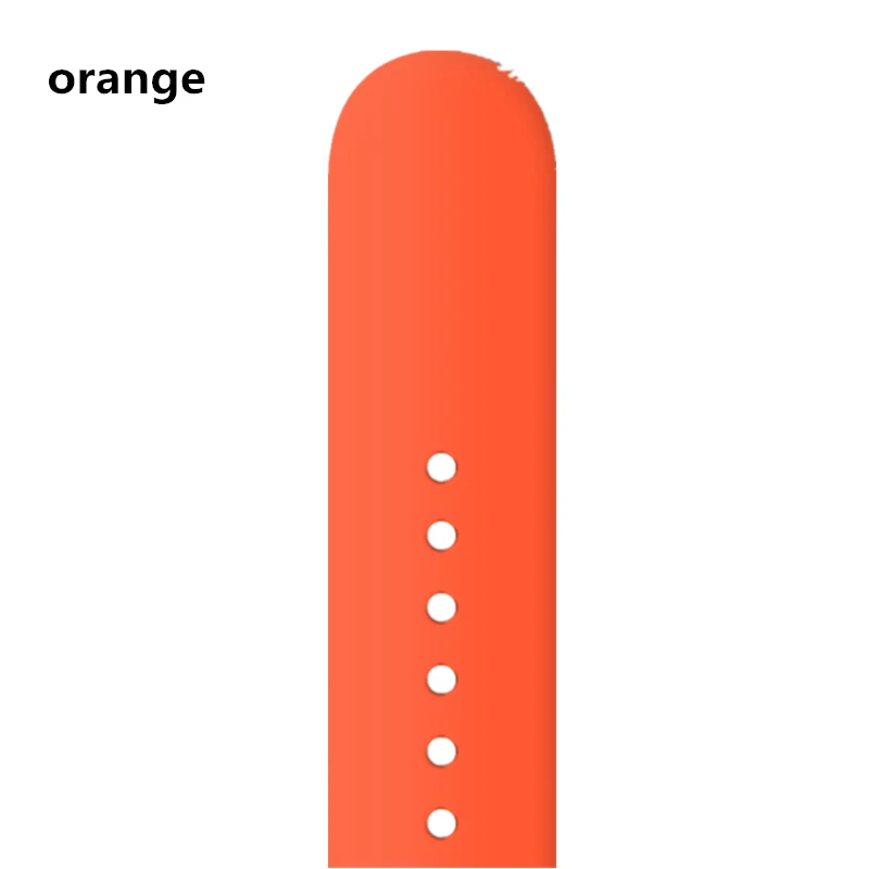 Мягкий силиконовый спортивный ремешок для наручных часов Apple Watch, версии 5/4 44 мм 40 мм Мягкие ремешки Ремешки для наручных часов iWatch 3/2/1 38 мм 42 мм - Цвет ремешка: orange