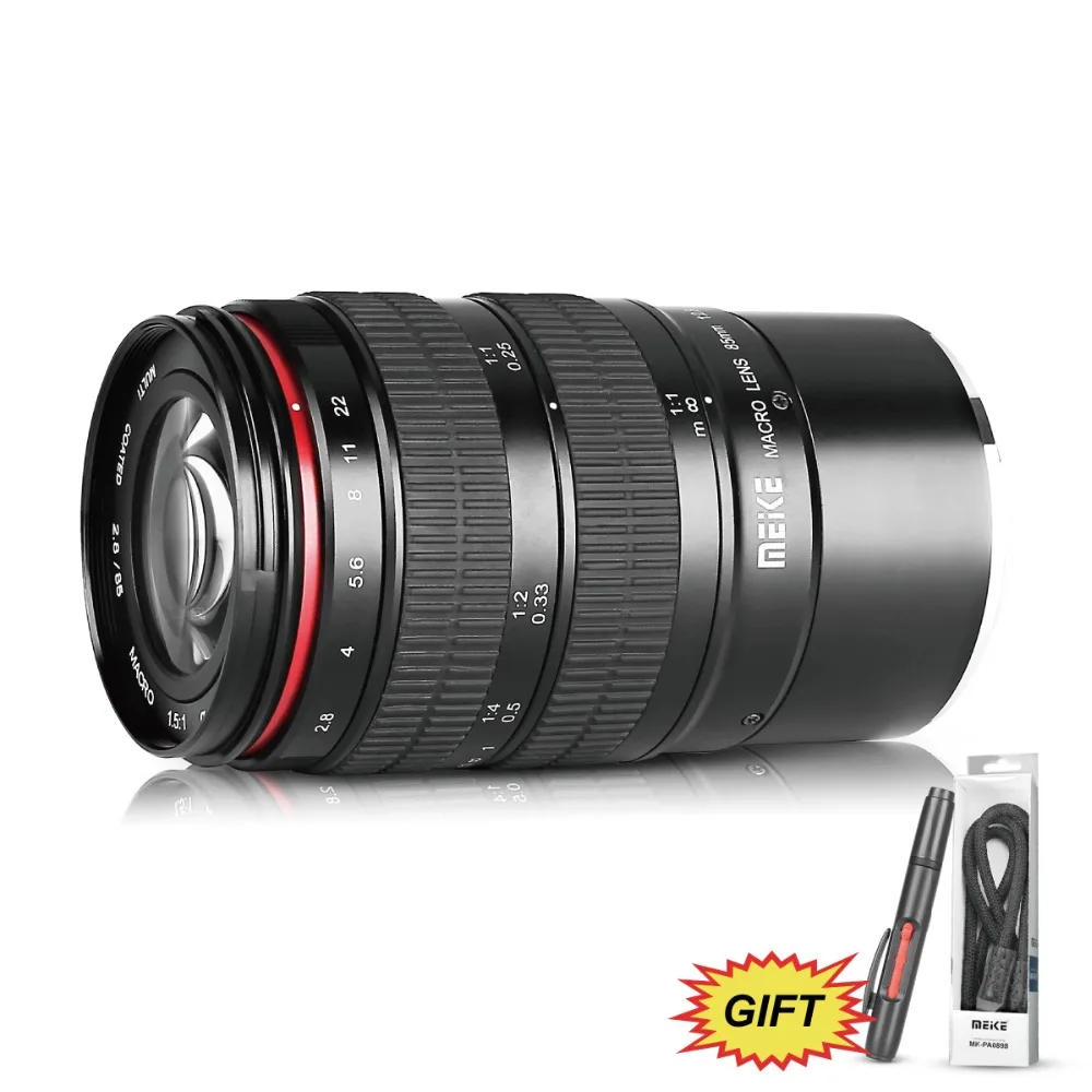 Meike MK85mm f/2.8 Manual Focus Macro Lens for Olympus Micro 4/3 EM10