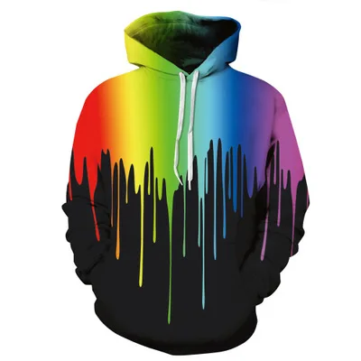 

2019 New Fashion Hoodies Men/women 3d Sweatshirts Hat Print Paint Unicorn Thin Hooded Hoodie Hoody Tops