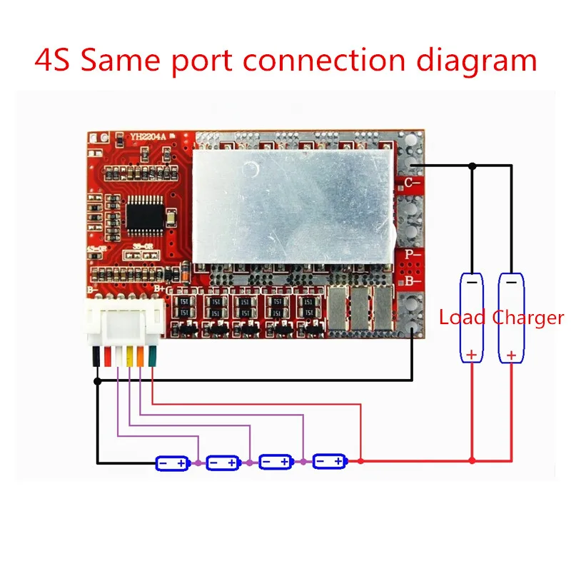 4S 50A BMS плата 3,2 V железо фосфат/LiFePO4 батарея BMS плата с балансом