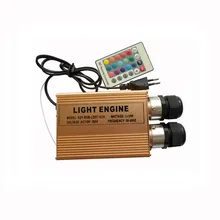 1X Высокое качество 32 Вт RGB светодиодный волоконно-оптический свет двигателя с 24 клавишами ИК пульт дистанционного управления Экспресс