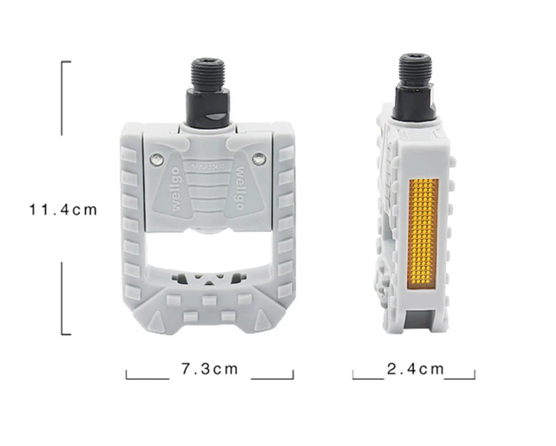 Wellgo, складная велосипедная педаль, Нескользящие велосипедные педали, фиксированная передача, велосипедные части, складные велосипедные педали на платформе для горного велосипеда