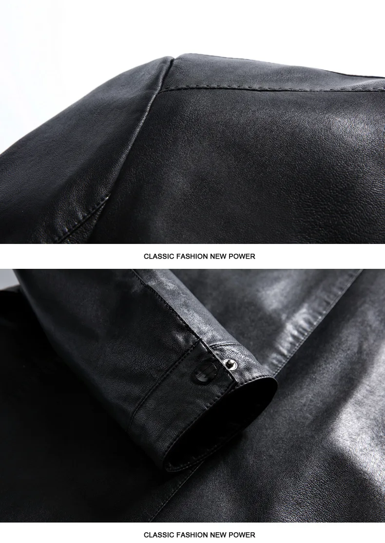 SHANBAO бренд тонкий срез Мужская мотоциклетная кожаная куртка Новинка осени Роскошные Высокое качество Мужская куртка черного и синего цвета