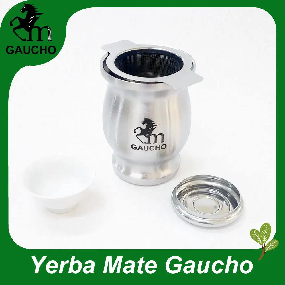 1 шт./лот наборы для заварки чая Yerba mate тыквы Calabash нержавеющая сталь с двойными стенками теплоизоляционные легко держать горячая Распродажа MT019-200