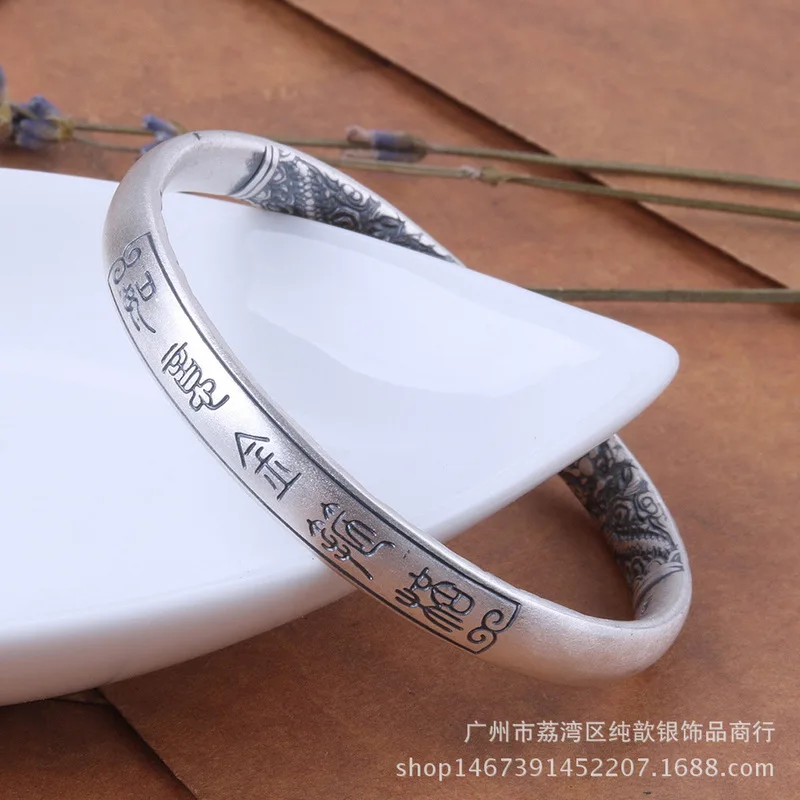 

2019 Top Fashion Rushed Boys Ammonite,ammolite Anniversary Bangle Great Sterling Bracelet Xiangyun Monkey King Wholesale Hoops