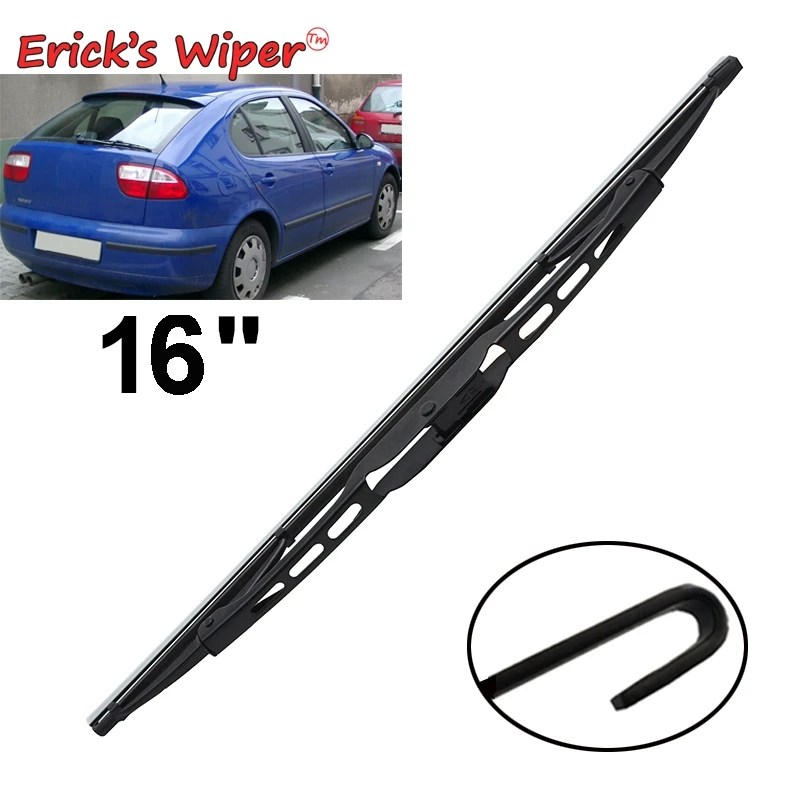 Erick's Wiper 16" Rear Wiper Blade For Seat Leon Mk1 20002005 Windshield Windscreen Rear Window