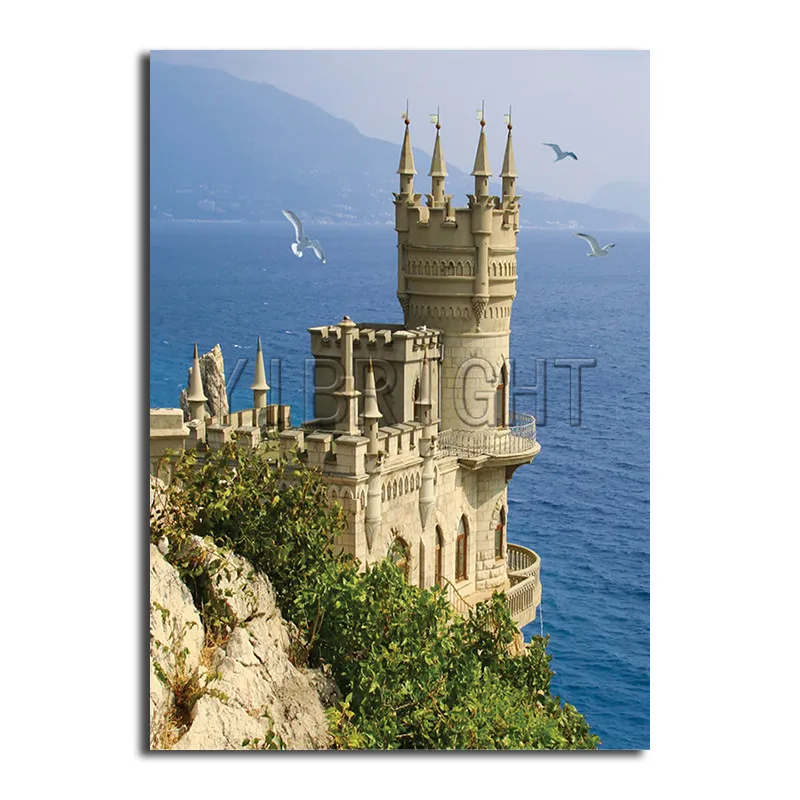 

Full Round Diamond Painting Cross Stitch,Sale Diamond Embroidery Landscapes Sea/tower Lighthouse Diamond Mosaic Decorative YSD