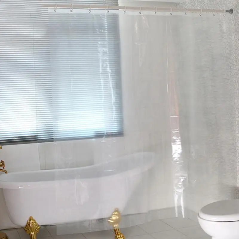 1.83*1.83m Moldproof Waterproof Transparent Clear White Shower Curtain 100% PEVA Bath Eco-friendly Bathroom Curtains 2017 | Дом и сад