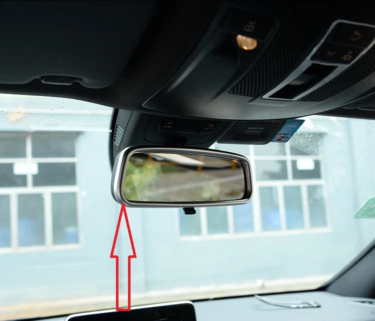 Angelguoguo Car rearview mirror decorative frame For Mercedes Benz A B