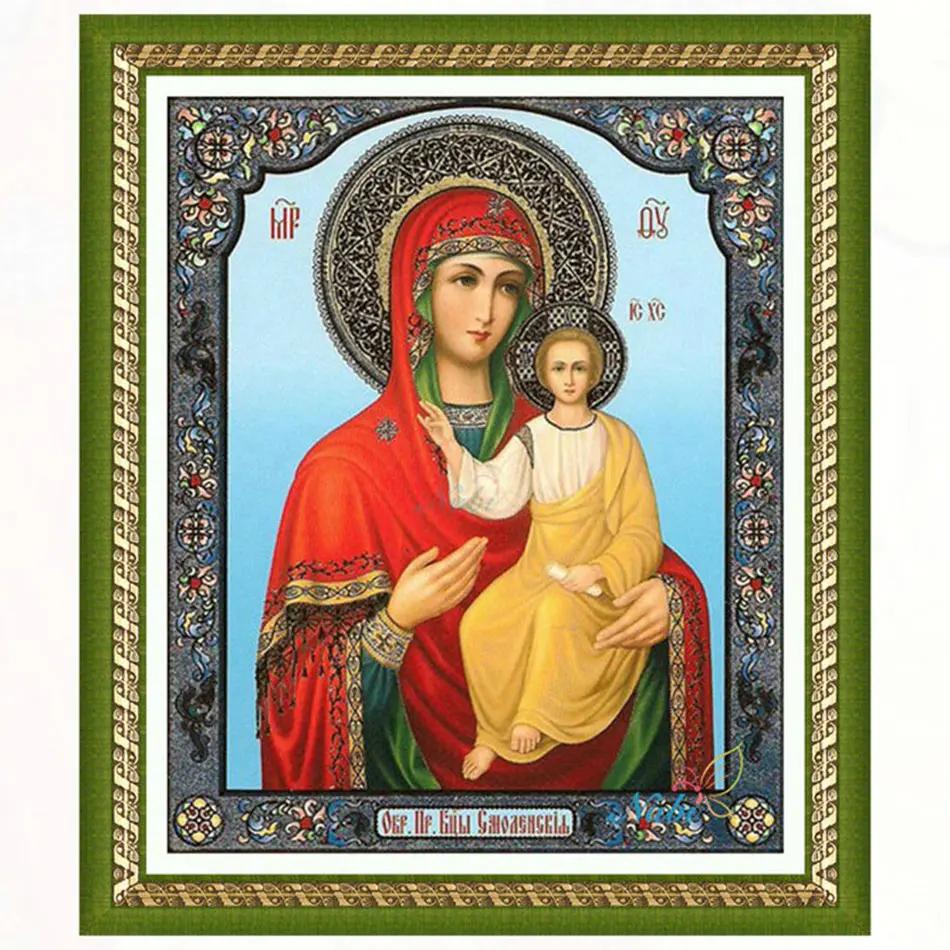 

Square diamond mosaic painting diamond embroidery cross stitch religion nossa senhora - 5d diy full rhinestones icons sale 2900R