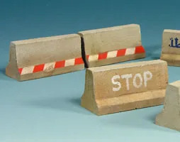 

Side of the road Barricades US war in Iraq and other general (3pcs) Scene Accessories