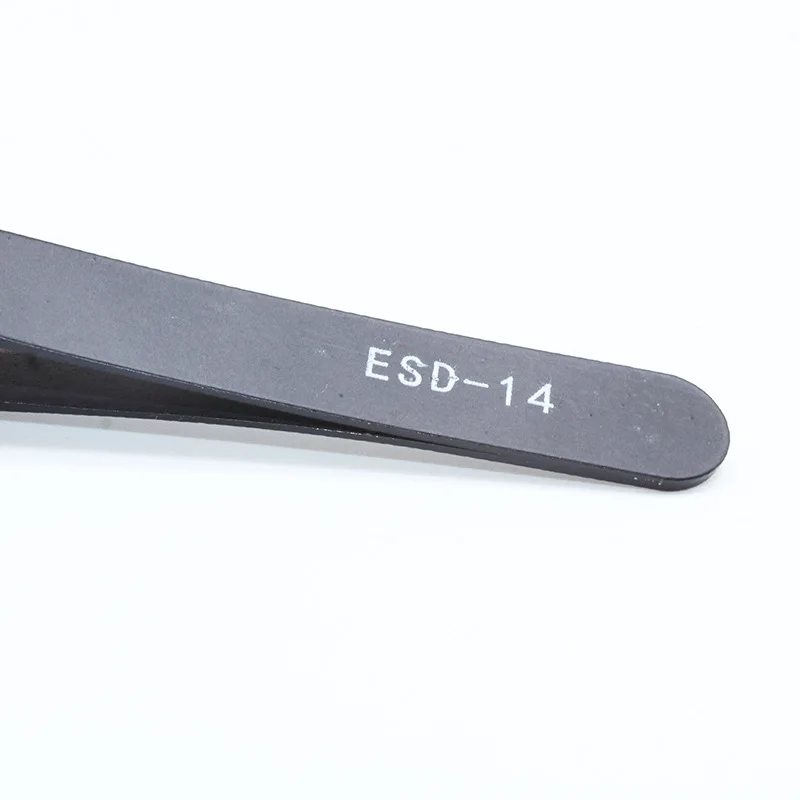 DIYWORK ESD14 ESD15 антистатические изгиб прямая законцовка прецизионный Пинцет сварочные Пинцет Комплект электронные ОУР инструмент для пинцета