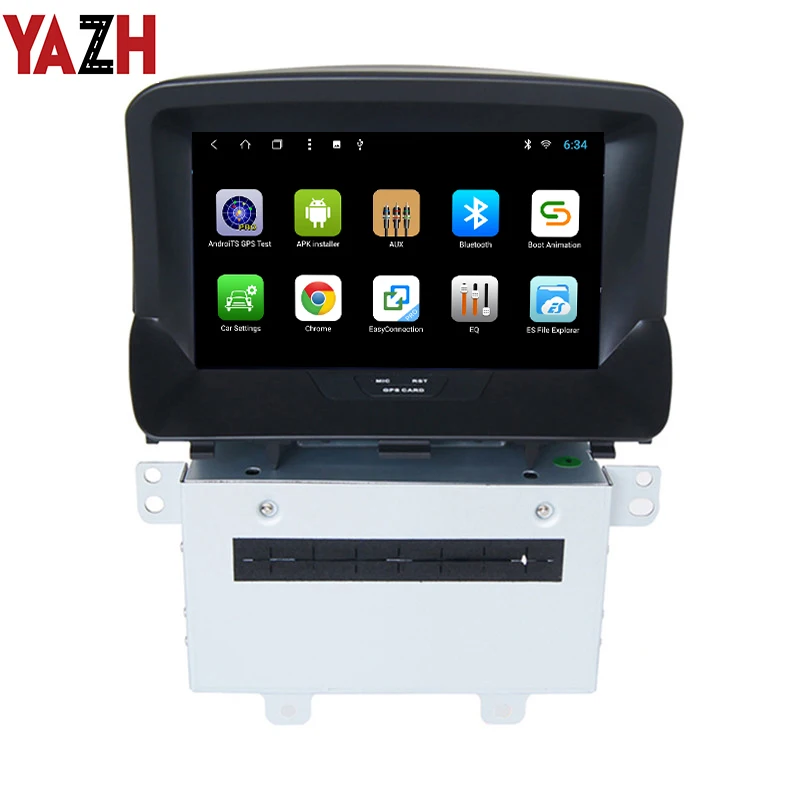 Excellent YAZH 2 din autoradio For Opel Mokka/Buick Encore 32GB Car Stereo Bluetooth Car PC Multimedia System Android 8.1 GPS navigation 1