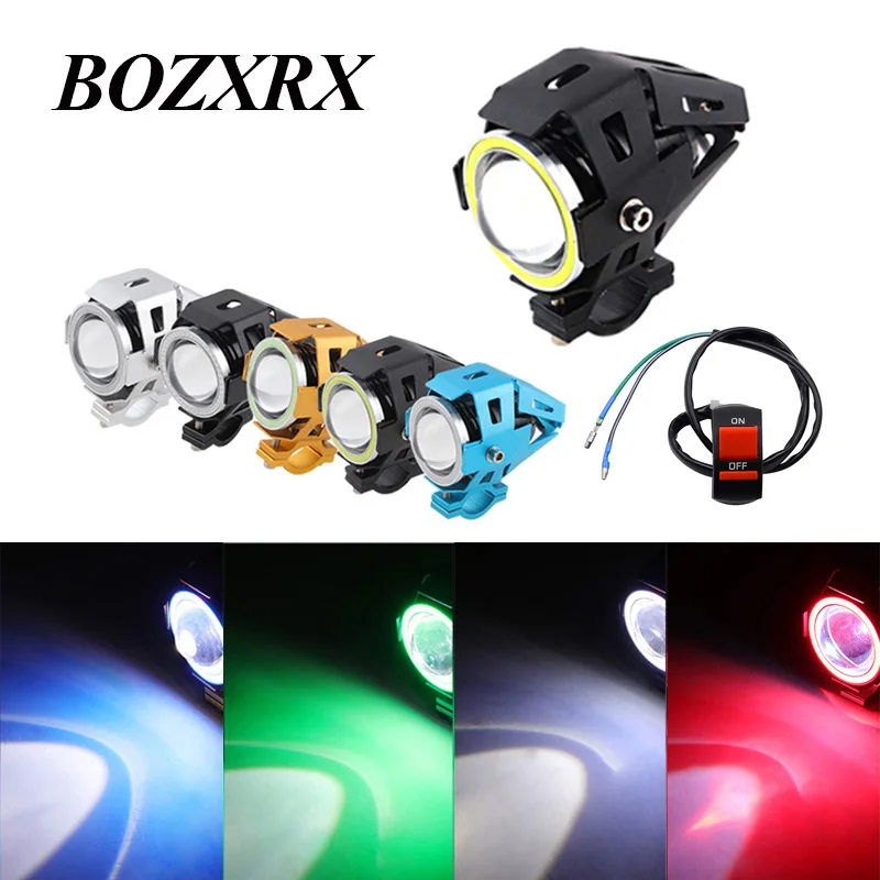 BOZXRX 2 шт. U7 Angel Eye 3000LM 6500K верхняя вспышка ближнего света светодиодная фара для