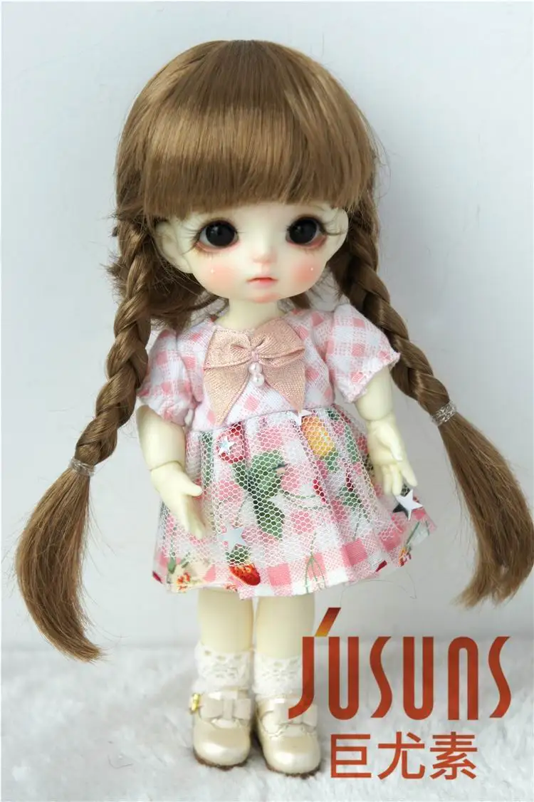 Парики для кукол JD018B 1/8 1/6 1/4 Размер 5-6 дюймов 6-7 7-8 синтетические мохеровые BJD