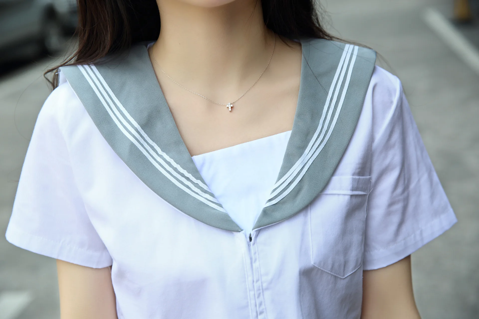 Япония Южная Корея школьная форма топы с короткими рукавами и плиссированная юбка британский морской стиль моряцкий костюм Студенческая форма