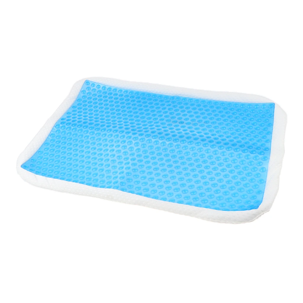 

Cooling Pillow Gel Mat Chilly Pad Soft Gel Cool Pillow Pad No Water Leaking Neck Support Cushion Headrest Cover