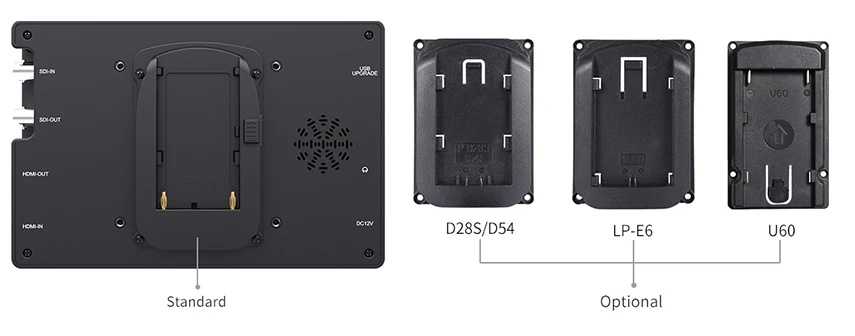 FEELWORLD FW279S 7 дюймов 2200nit дневного просмотра 3G-SDI Mini HDMI на Камера DSLR поле монитор HDMI 4 K 1920X1200 для наружного