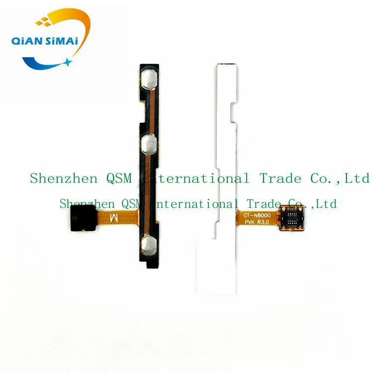 

QiAN SiMAi power on/off & Volume up/down Buttons Control Key flex cable For Samsung Galaxy Note 10.1 N8000 N8010 N8013 GT-N8000