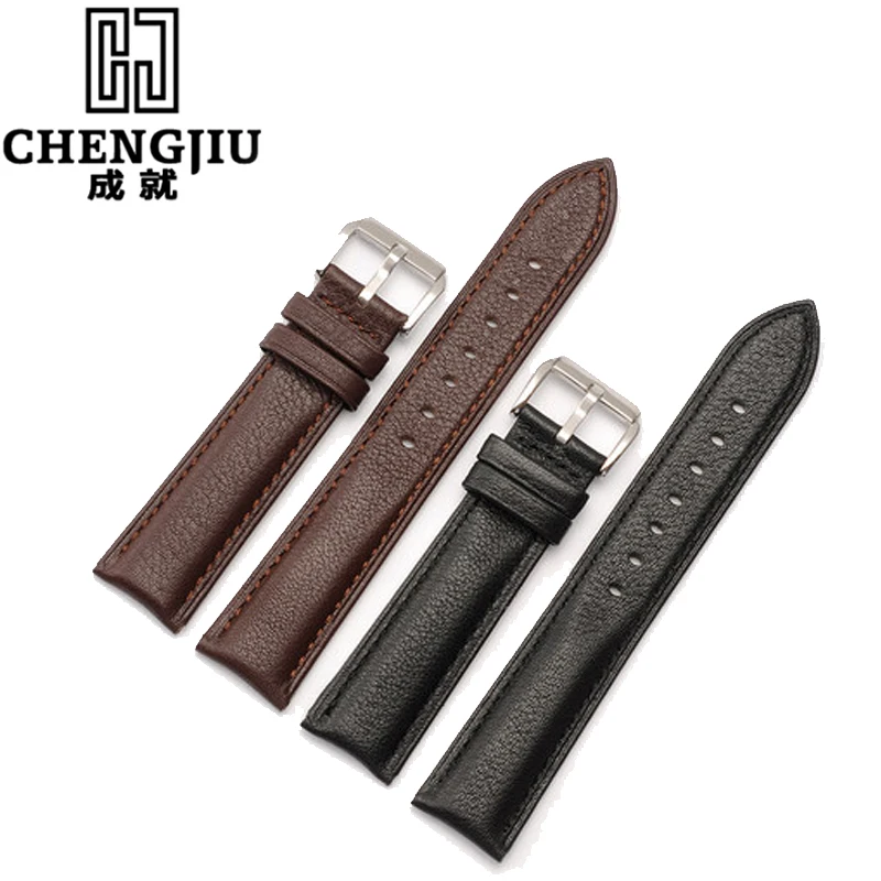 Genuine Leather Watch Band For Daniel Wellington Rolex Longines Strap Men Watchband Pulseira Mujer Horlogeband | Наручные часы