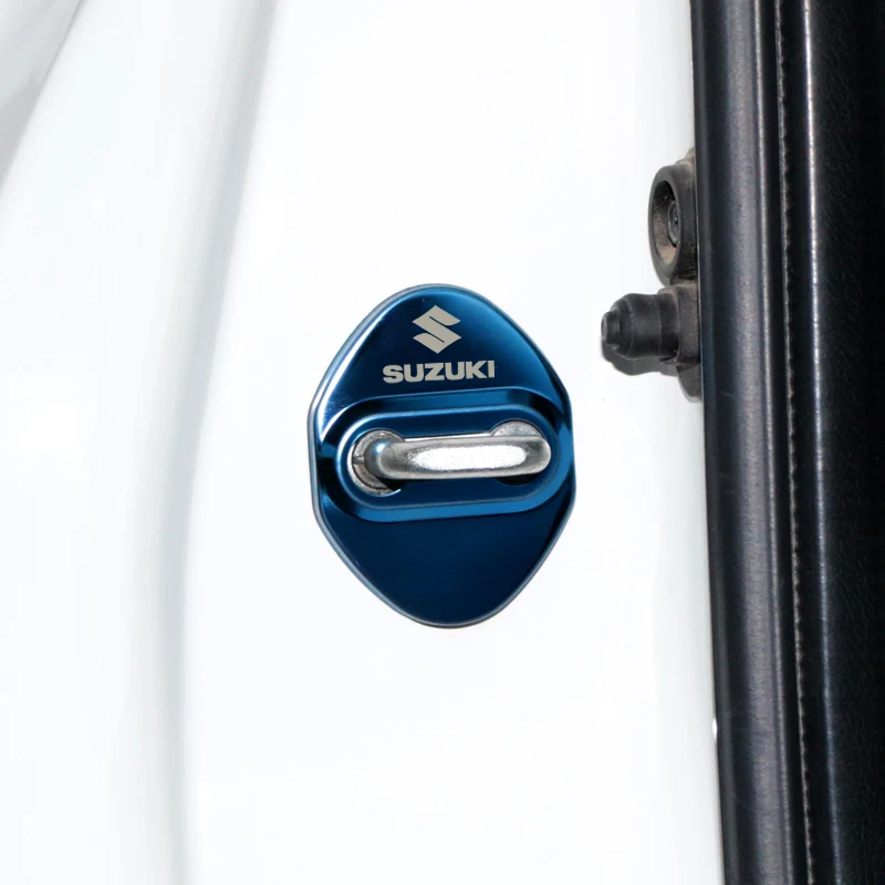 

Car Styling Auto Door Lock Cover Car Sticker Case For Suzuki SWIFT VITARA SX4 Accessories Car-Styling