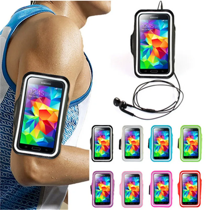 

Universal Waterproof Arm Band Bags Mobile Phone Running Cycling Sports Gym Jogging Cover Armband Case For Samsung Iphone Xiaomi
