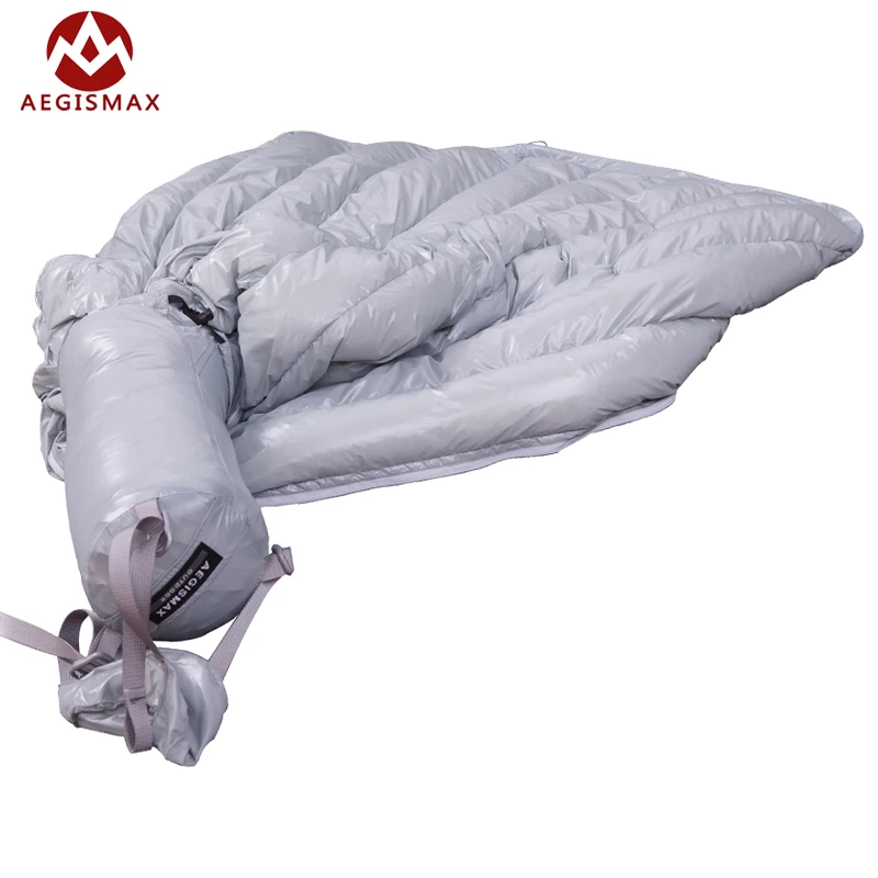 Ultraleve tipo Envelope Branco para Baixo Bolsa de Dormir Aegismax Enchimento Ganso Acampamento Caminhadas Primavera & Outono 280g - 308g 15 Aegismax enchimento 280g 308g ultraleve tipo envelope