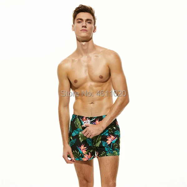 Пляжные обшитые мужские шорты плавательные трусы купальник с принтом акулы мужские плавки-боксеры masculina купальные брюки
