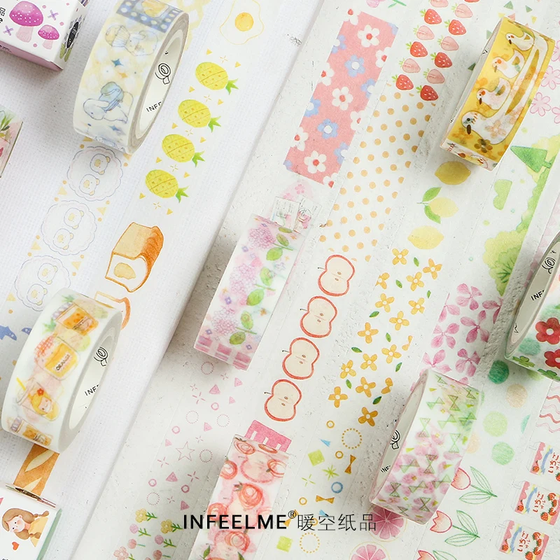 

Beautiful 1Pcs\DIY cute creative fun retro personality tape album diary calendar scrapbook student stationery office supplies