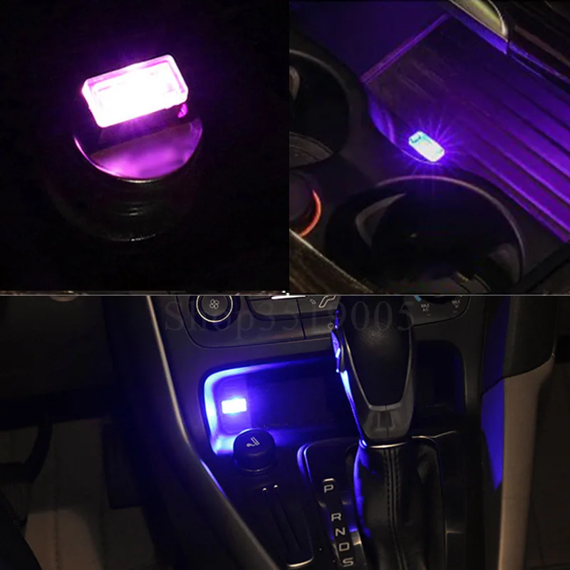 

Car Styling Cup Holder storage box USB light accessories for Peugeot 206 206 207 CC 207 301 306 307 308 Sw 407 408 508 5008