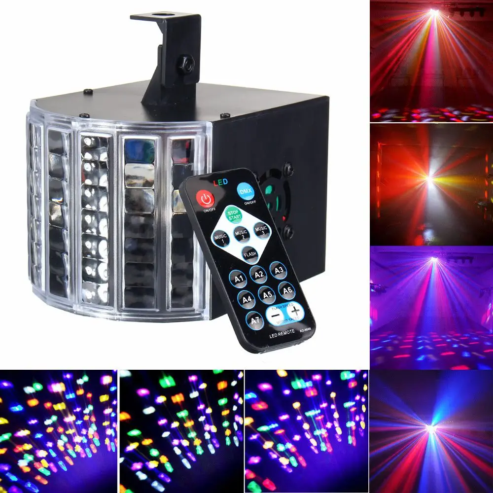 Smuxi DMX512 голосовой пульт дистанционного управления светодиодный RGB сценический эффект Освещение Ночная лампа для дискотеки, клуба вечерние