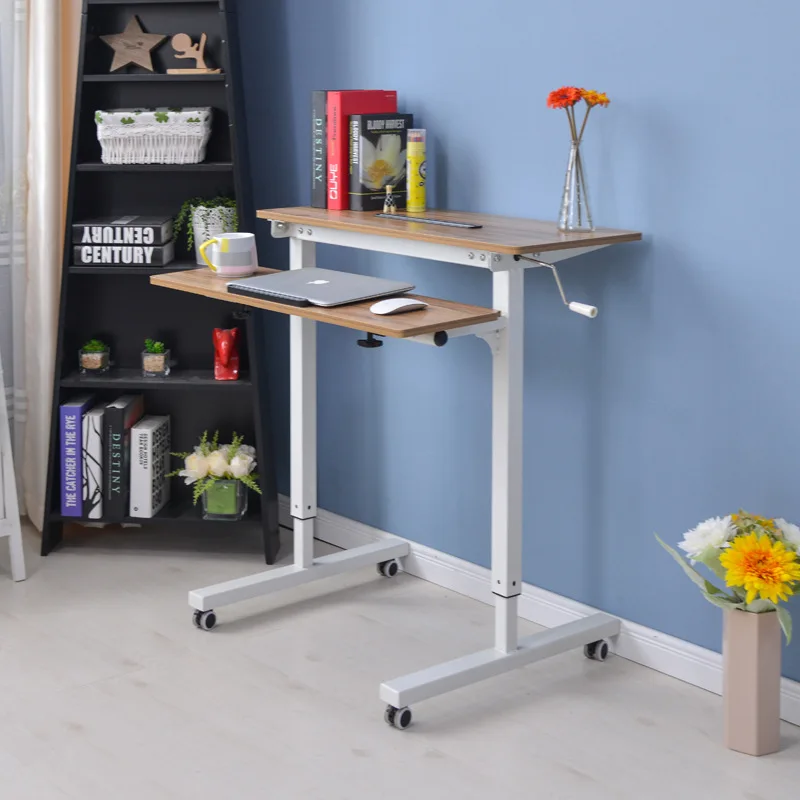 Height Adjustable Sit Stand Desk with Heavy Duty Steel Frame Office Furniture Computer Laptop Table Standing Desk Notebook Stand Height Adjustable Sit Stand Desk with Heavy Duty Steel Frame Office Furniture Computer Laptop Table Standing Desk Notebook Stand