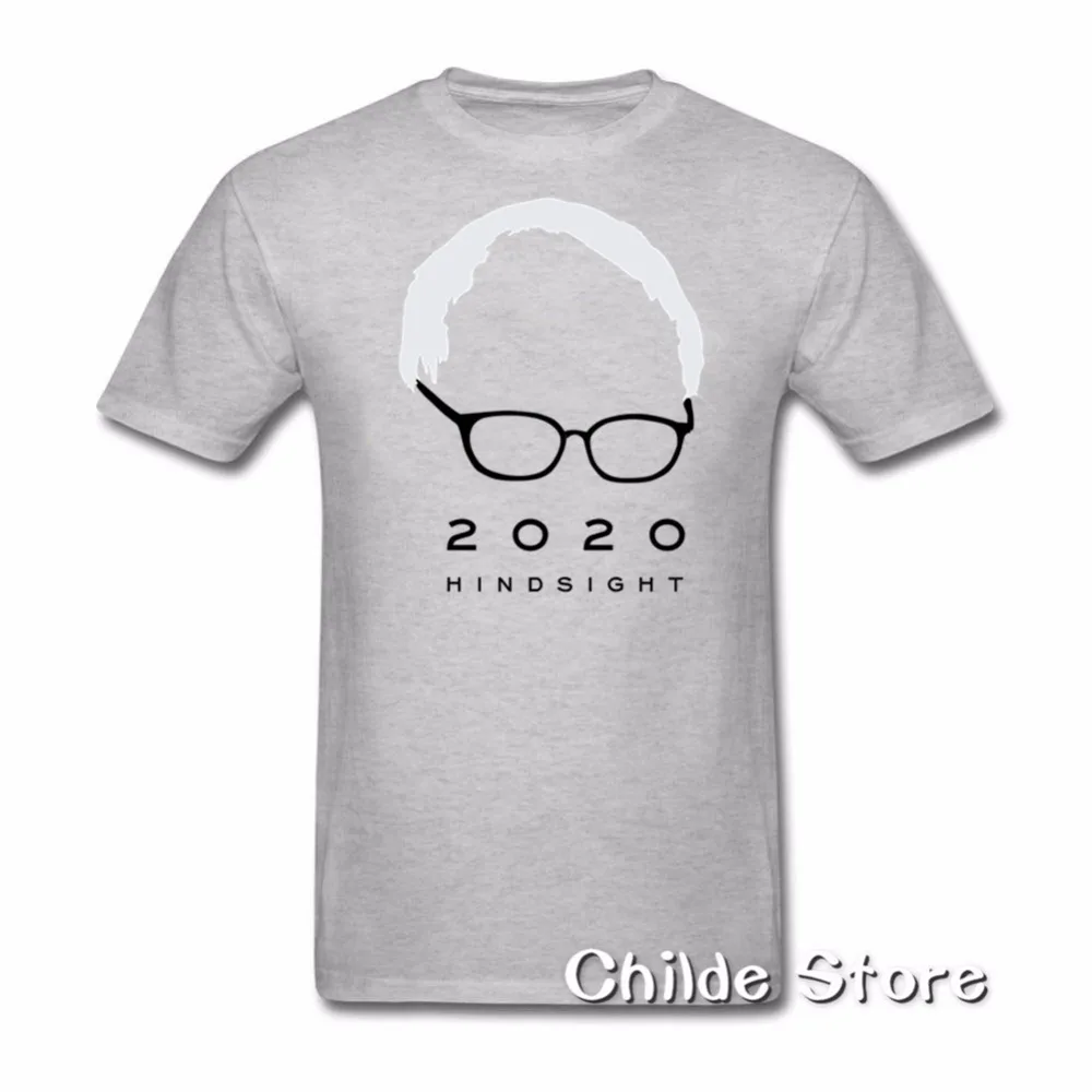 HINDSIGHT IS 2020 рубашка Bernie Sanders активистские футболки 2018 летняя футболка Топ с принтом