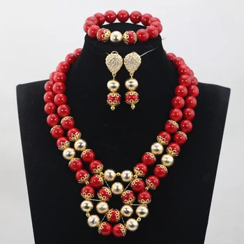 

Gorgeous Jewelry Sets For Women Gorgeous Beads African Set Rare Style Free Shipping QW933