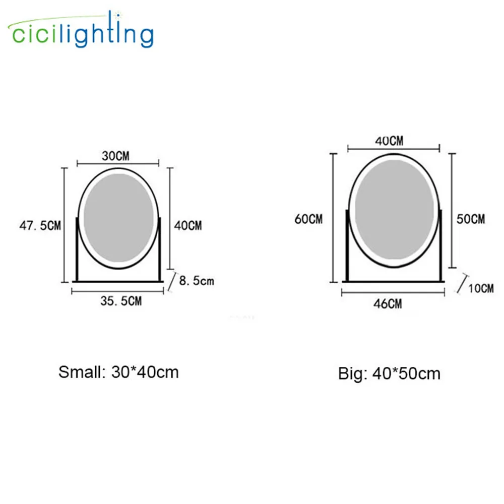 1 шт. зеркало в комплекте, туалетный столик светильник, косметический зеркальный светильник s сенсорный экран сценический косметический светодиодный светильник, студийный светильник ing