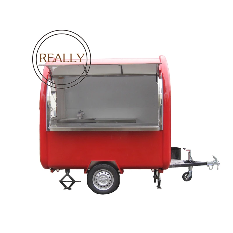 Mobile Catering Trailer Food Truck Trailer Coffee Van Crepe Cartin