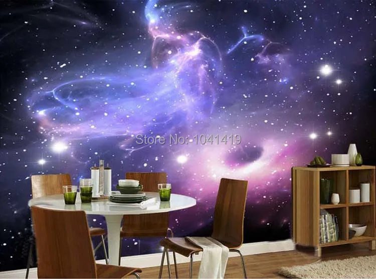 mural de parede estilo europeu com nuvem,