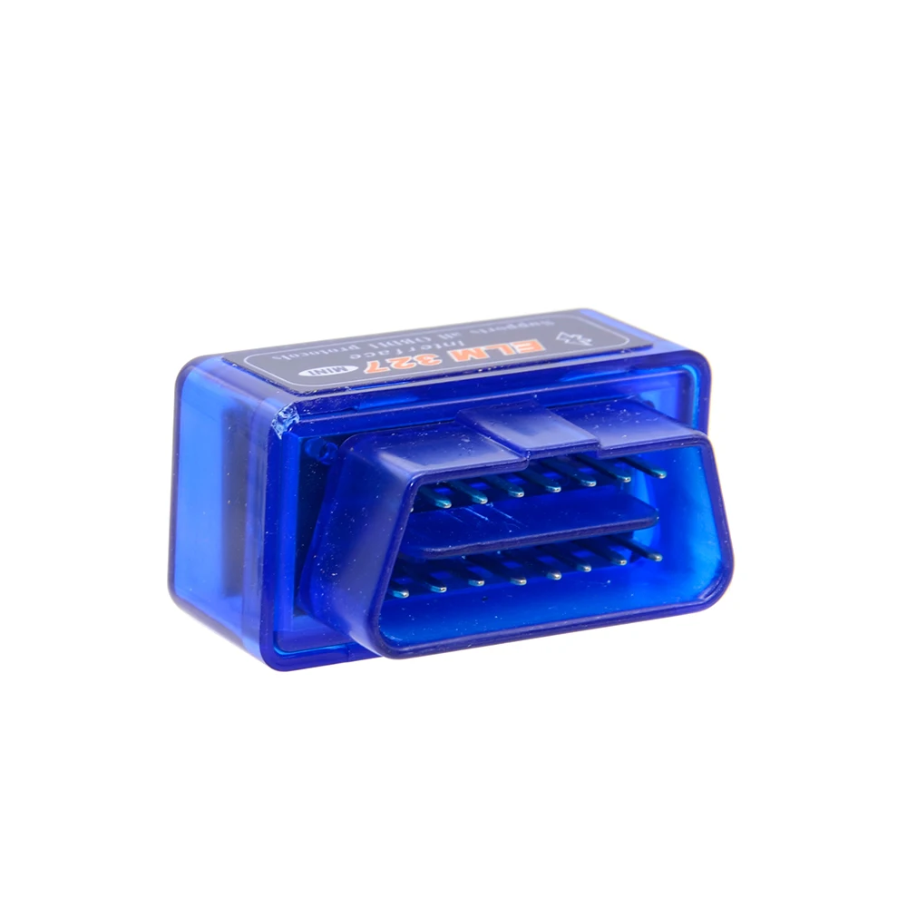 Лучший мини elm327 Bluetooth OBD2/OBDII диагностический интерфейс сканер elm327 V2.1 автомобильный код ридер для OBDII протоколы 10 шт./лот