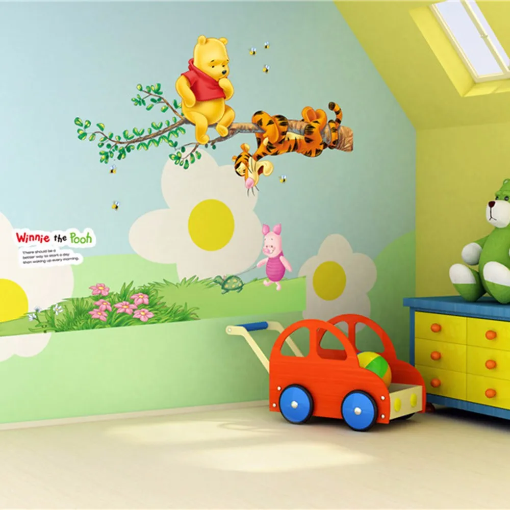Cute-Winnie-The-Pooh-Vinyl-Wall-Stickers-For-Kids-Rooms-Tree-DIY-Removable-Children-Nursery-Decal-Sticker-Home-Decor-HG0104 (16)