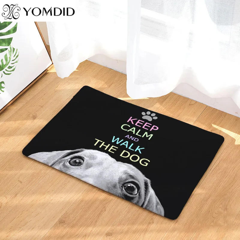 Cartoon Animal Mat Door Mats Digital Printing Foot Mat Bathroom