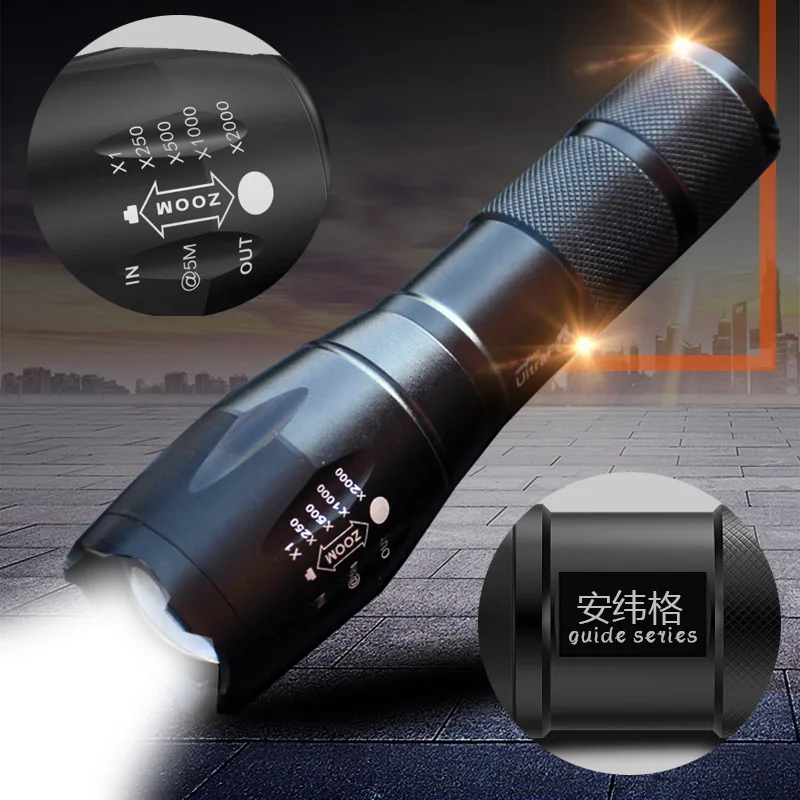 

Outdoor Camping Powerful Led Flashlight 1000 lumens CREE XM-LT6/L2 LED Torch Zoom Handheld Portable Outdoor Camp Lantern