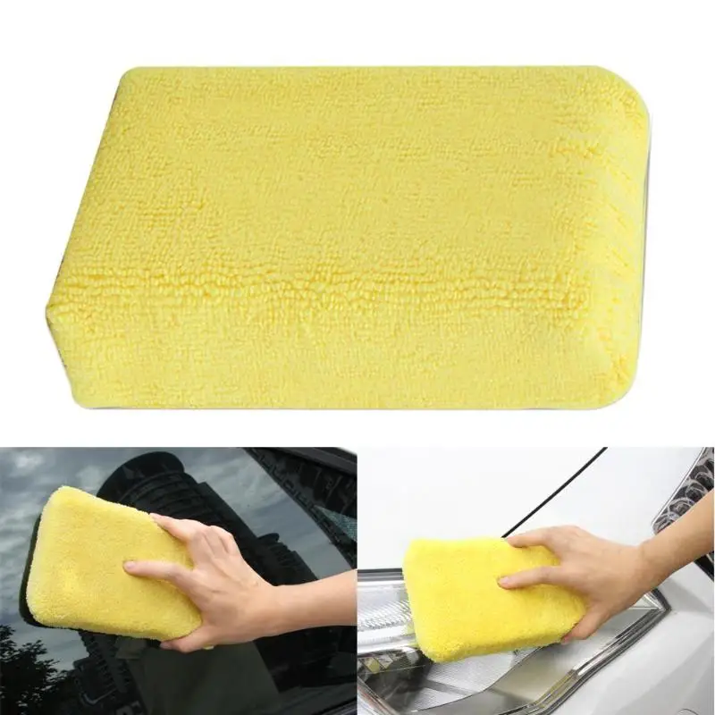 

1Pcs Car Wash Sponge Auto Washing Cleaning Sponge Superfine Fiber Cleaning Cloth Car Detailing Clean Clay Care Tools Car Styling