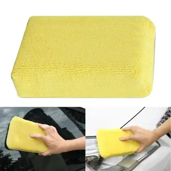 

1Pcs Car Wash Sponge Auto Washing Cleaning Sponge Superfine Fiber Cleaning Cloth Car Detailing Clean Clay Care Tools Car Styling