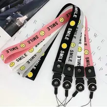 Шнур ID пропуска карты держать значок Мобильный телефон с мультяшками ремень Висячие шеи мобильного телефона шнурок, шнурок Lasso