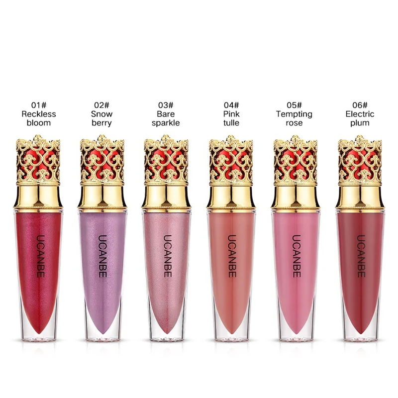 

Matte Liquid Lipgloss Makeup 6 Colors Waterproof Pigmented Velvet Lip Gloss Metallic Lipstick Cosmetics Set